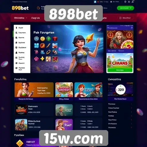 Interface do usuário do site 898bet avaliada